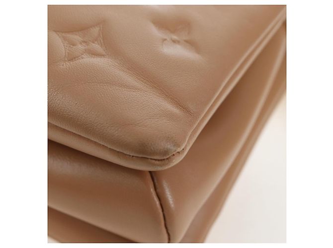 LOUIS VUITTON Monogram Emboss Kussan PM Shoulder Bag Taupe M21263 Auth 195912V - vista 23