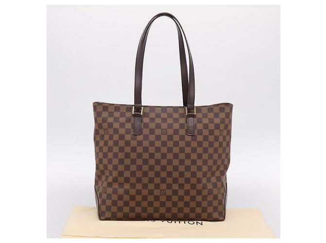 LOUIS VUITTON Damier Ebene Cabas Mezzo Tote Bag SPO LV Auth 200190V - vista 12