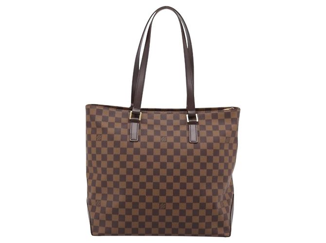 LOUIS VUITTON Damier Ebene Cabas Mezzo Tote Bag SPO LV Auth 200190V - vista 2