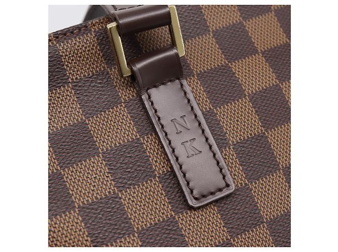 LOUIS VUITTON Damier Ebene Cabas Mezzo Tote Bag SPO LV Auth 200190V - vista 8