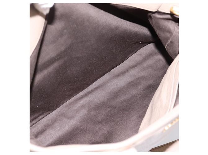 Borsa Tote Miu Miu in Pelle 2 vie Beige Oro Auth 199139V D'oro - vista 26