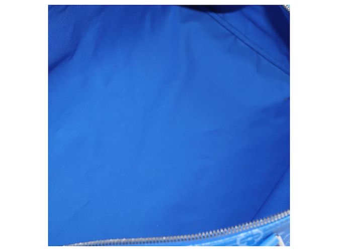 LOUIS VUITTON Monogram Crows Keepall Bandouliere 50 Blue M45428 Auth yk20850SAM Bianco - vista 10