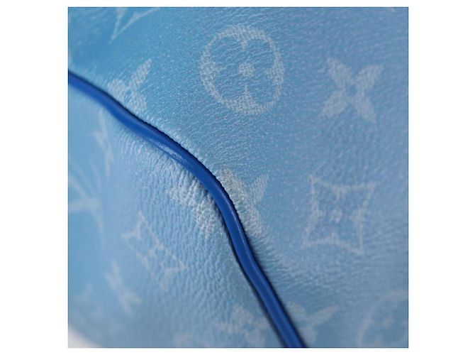 LOUIS VUITTON Monogram Crows Keepall Bandouliere 50 Blue M45428 Auth yk20850SAM Bianco - vista 21