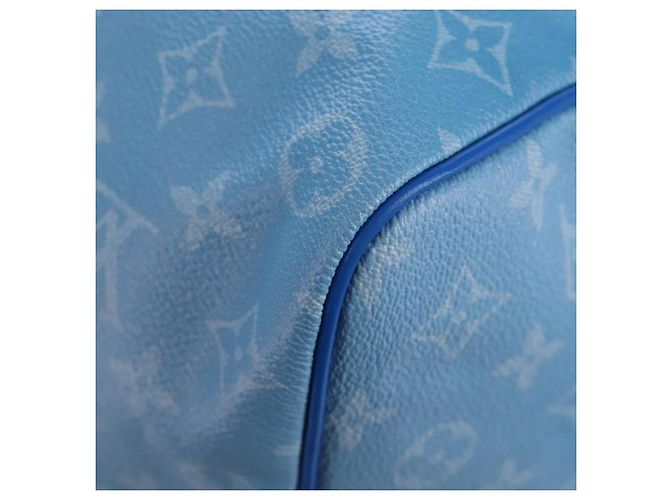 LOUIS VUITTON Monogram Crows Keepall Bandouliere 50 Blue M45428 Auth yk20850SAM Bianco - vista 22