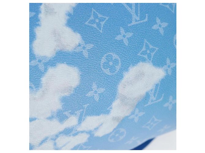 LOUIS VUITTON Monogram Crows Keepall Bandouliere 50 Blue M45428 Auth yk20850SAM Bianco - vista 27