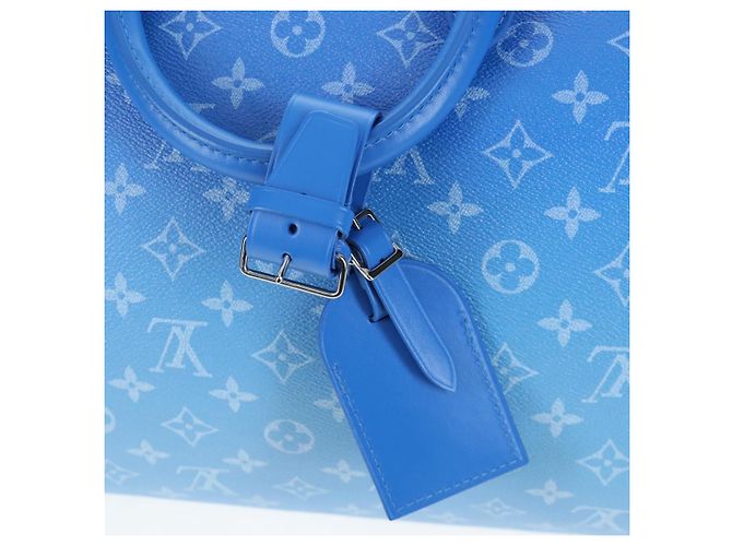 LOUIS VUITTON Monogram Crows Keepall Bandouliere 50 Blue M45428 Auth yk20850SAM Bianco - vista 28