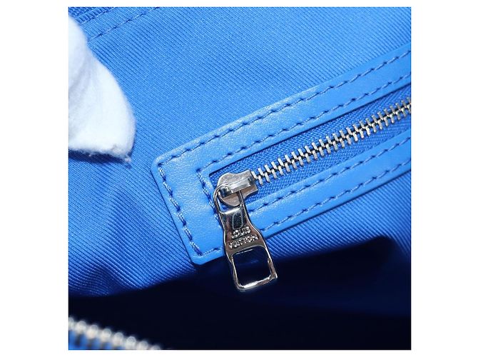 LOUIS VUITTON Monogram Crows Keepall Bandouliere 50 Blue M45428 Auth yk20850SAM Bianco - vista 35
