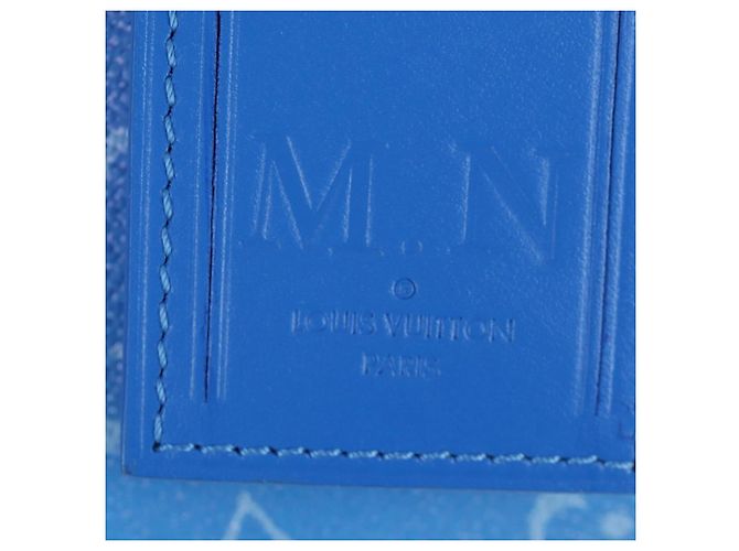 LOUIS VUITTON Monogram Crows Keepall Bandouliere 50 Blue M45428 Auth yk20850SAM Bianco - vista 9