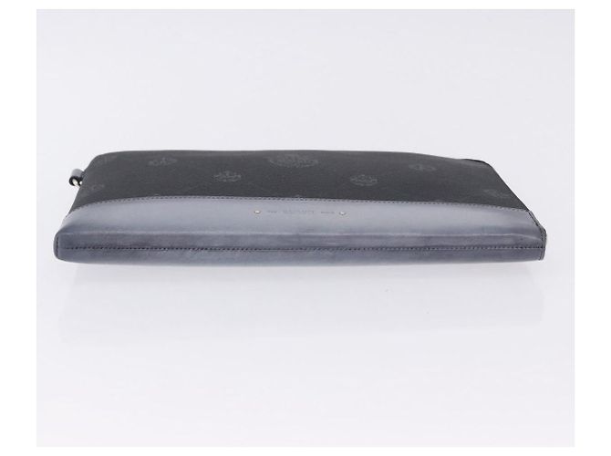 Berluti Clutch-Tasche aus Leder Schwarz Silber Auth BA15332A - Ansicht 6