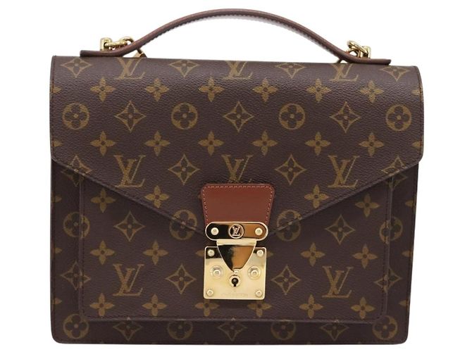 Bolsa de mão LOUIS VUITTON Monogram Monceau28 M51185 LV Auth 197638V Monograma - vista 13