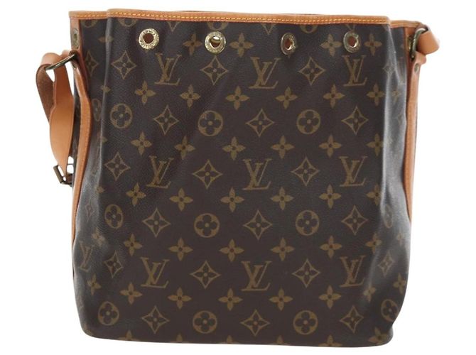 Borsa a tracolla LOUIS VUITTON Monogram Petit Noe M42226 LV Auth 195409V Monogramma - vista 13