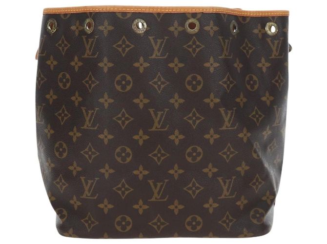 Borsa a tracolla LOUIS VUITTON Monogram Petit Noe M42226 LV Auth 195409V Monogramma - vista 2