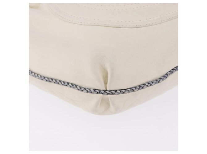 Borsa a tracolla FENDI Spy Bag in pelle bianca Auth 199204V Bianco - vista 10