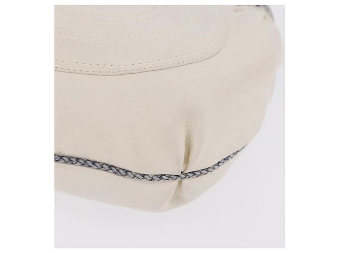 Borsa a tracolla FENDI Spy Bag in pelle bianca Auth 199204V Bianco - vista 15