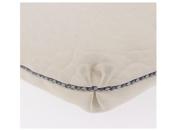 Borsa a tracolla FENDI Spy Bag in pelle bianca Auth 199204V Bianco - vista 17