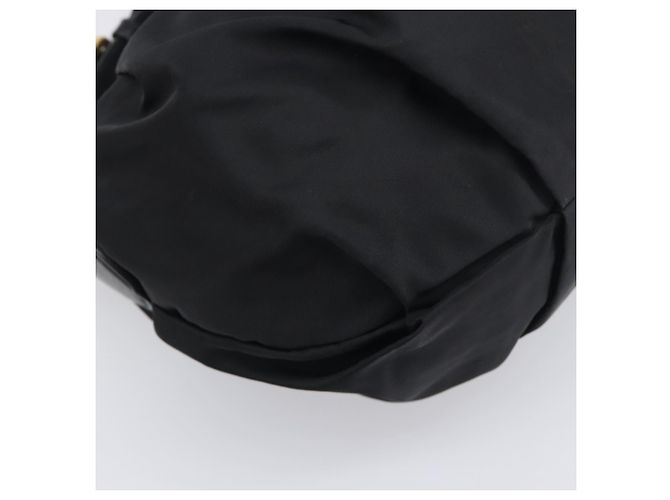 Borsa a tracolla PRADA Nylon Black Gold Auth yk20847V Nero D'oro - vista 15