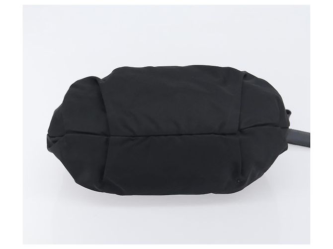 Borsa a tracolla PRADA Nylon Black Gold Auth yk20847V Nero D'oro - vista 5