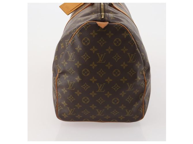 LOUIS VUITTON Monogram Keepall 55 Boston Bag M41424 LV Auth 195401 Monogramma - vista 3