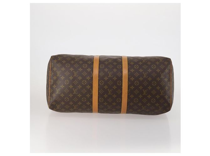 LOUIS VUITTON Monogram Keepall 55 Boston Bag M41424 LV Auth 195401 Monogramma - vista 5