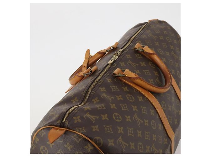 LOUIS VUITTON Monogram Keepall 55 Boston Bag M41424 LV Auth 195401 Monogramma - vista 6