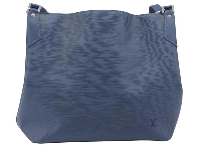 LOUIS VUITTON Borsa a tracolla Epi Mandala MM Blu M5889G LV Auth 200641A - vista 13