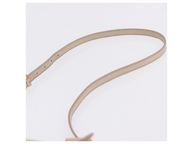 Sac à main Miu Miu en cuir 2way Beige Gold Auth ka5835V Doré - vue 15