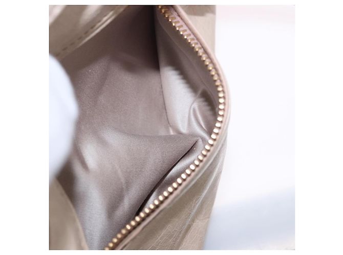 Sac à main Miu Miu en cuir 2way Beige Gold Auth ka5835V Doré - vue 26