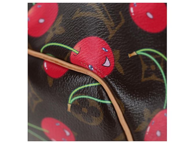 LOUIS VUITTON Monogram Cherry Keepall 45 Boston Bag M95011 LV Auth am12388SM Monogramma - vista 15