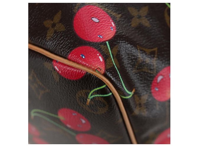 LOUIS VUITTON Monogram Cherry Keepall 45 Boston Bag M95011 LV Auth am12388SM Monogramma - vista 17
