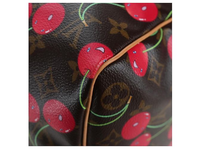LOUIS VUITTON Monogram Cherry Keepall 45 Boston Bag M95011 LV Auth am12388SM Monogramma - vista 18