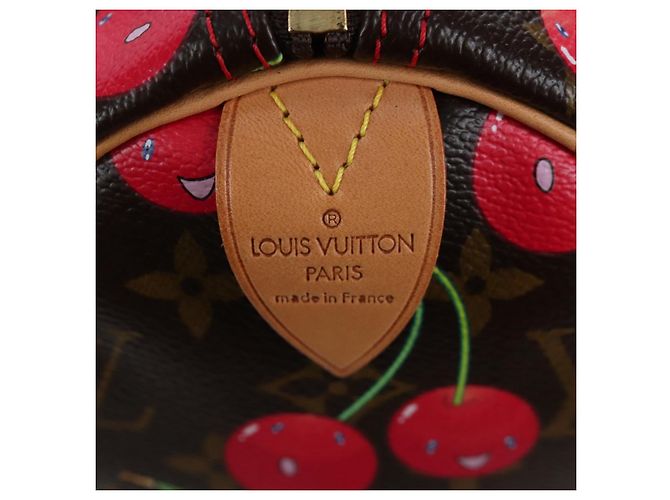 LOUIS VUITTON Monogram Cherry Keepall 45 Boston Bag M95011 LV Auth am12388SM Monogramma - vista 19
