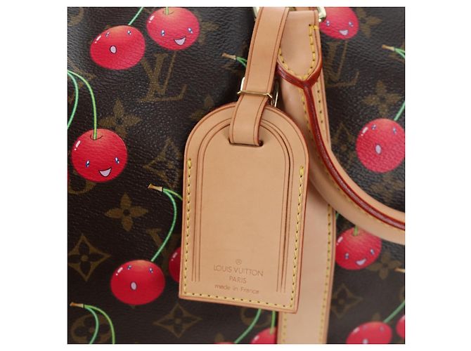 LOUIS VUITTON Monogram Cherry Keepall 45 Boston Bag M95011 LV Auth am12388SM Monogramma - vista 20