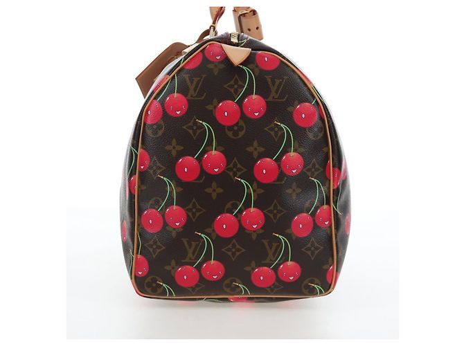 LOUIS VUITTON Monogram Cherry Keepall 45 Boston Bag M95011 LV Auth am12388SM Monogramma - vista 3
