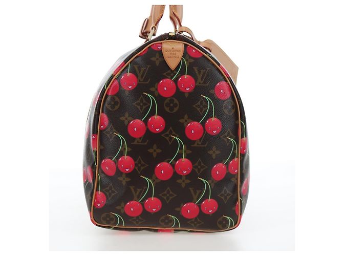 LOUIS VUITTON Monogram Cherry Keepall 45 Boston Bag M95011 LV Auth am12388SM Monogramma - vista 4