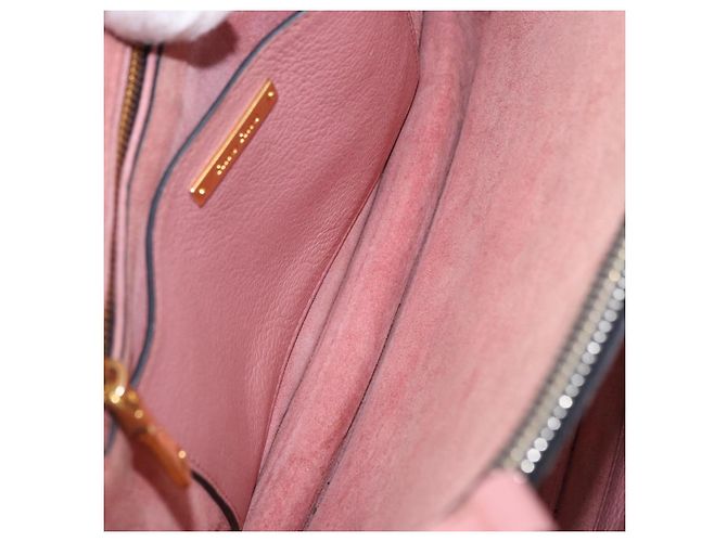 Borsa a mano Miu Miu in pelle 2way Rosa Oro Auth 198705A D'oro - vista 11