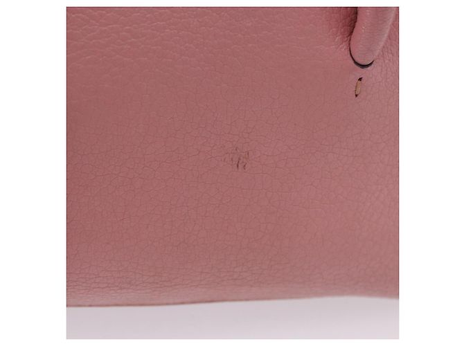 Borsa a mano Miu Miu in pelle 2way Rosa Oro Auth 198705A D'oro - vista 2