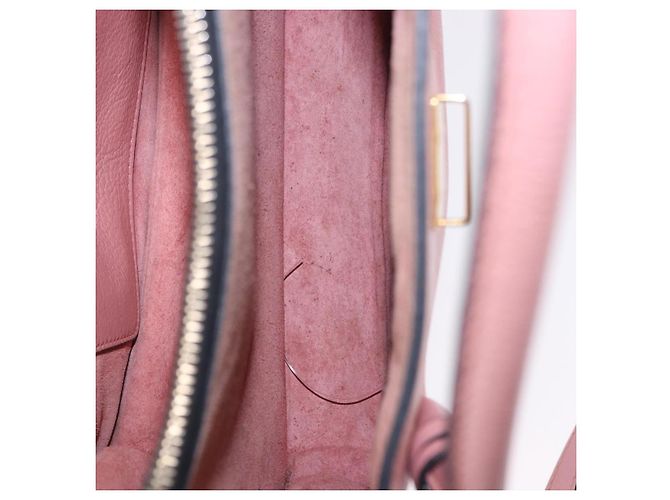 Borsa a mano Miu Miu in pelle 2way Rosa Oro Auth 198705A D'oro - vista 27