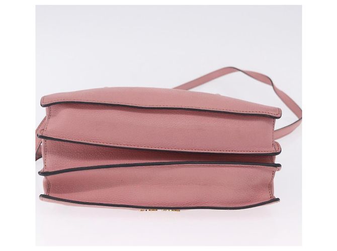 Borsa a mano Miu Miu in pelle 2way Rosa Oro Auth 198705A D'oro - vista 6