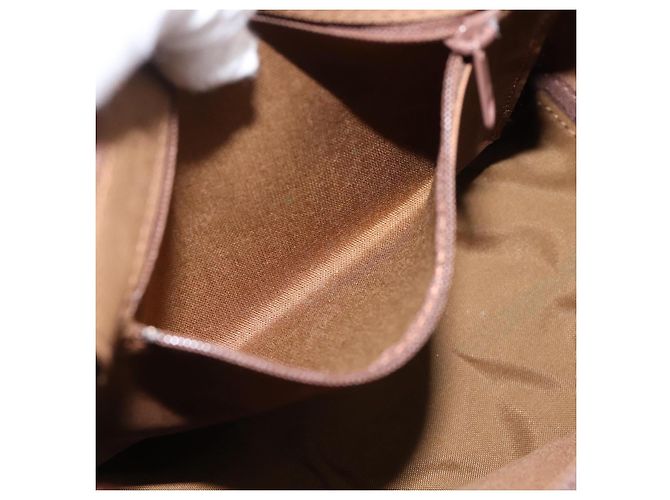 Borsa a mano Burberrys Nova Check Canvas Beige Gold Auth 197677A D'oro - vista 12