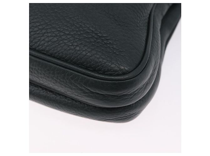 Borsa a tracolla PRADA in pelle verde argento Auth ka5888V - vista 16