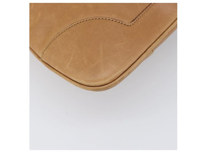 Borsa a mano GUCCI Jackie Sherry Line in pelle marrone e oro 001 4057 Auth 199158A D'oro - vista 16