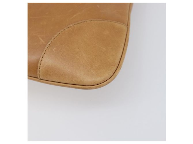 Borsa a mano GUCCI Jackie Sherry Line in pelle marrone e oro 001 4057 Auth 199158A D'oro - vista 9