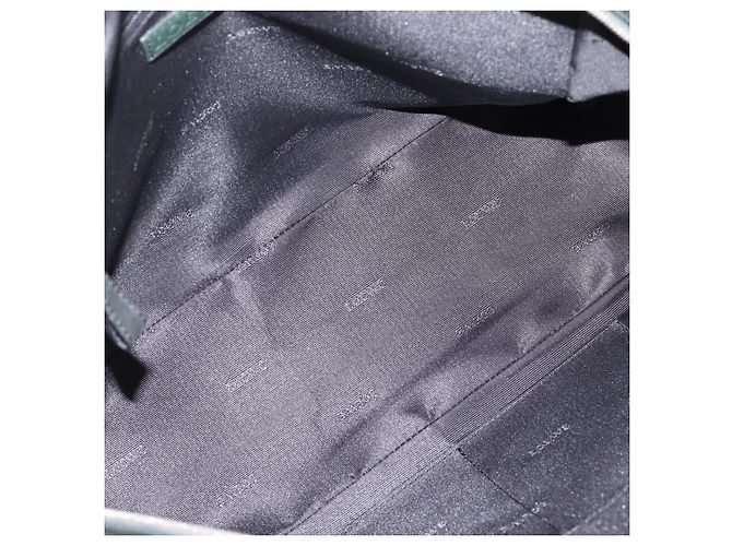 Borsa a mano LOEWE in pelle verde argento Auth yk20838V - vista 10