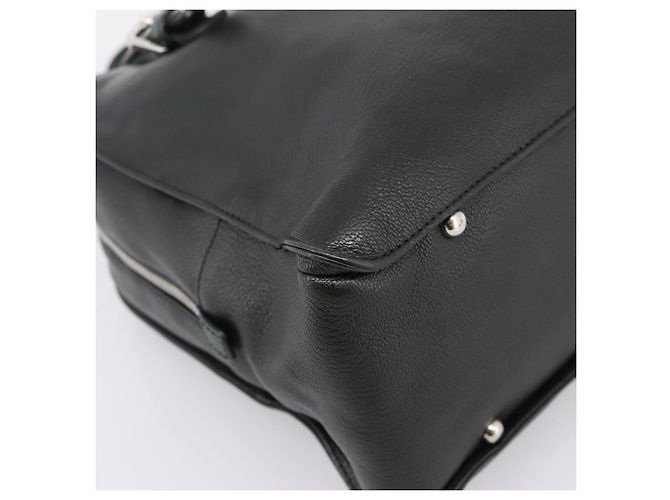 Borsa a mano LOEWE in pelle verde argento Auth yk20838V - vista 14