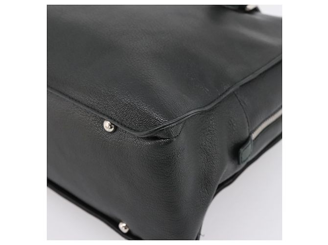 Borsa a mano LOEWE in pelle verde argento Auth yk20838V - vista 15