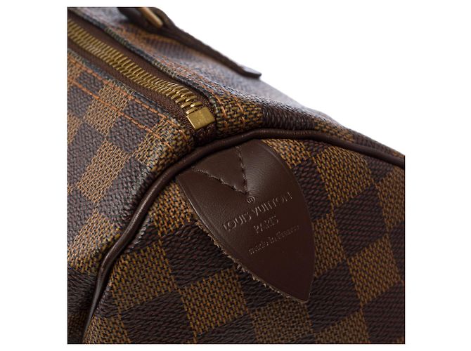 Borsa LOUIS VUITTON Speedy in Tela Marrone - 103850 - vista 6