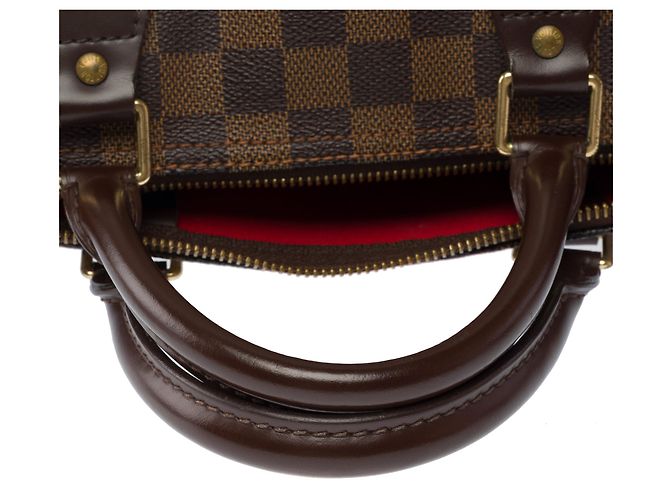 Borsa LOUIS VUITTON Speedy in Tela Marrone - 103850 - vista 9