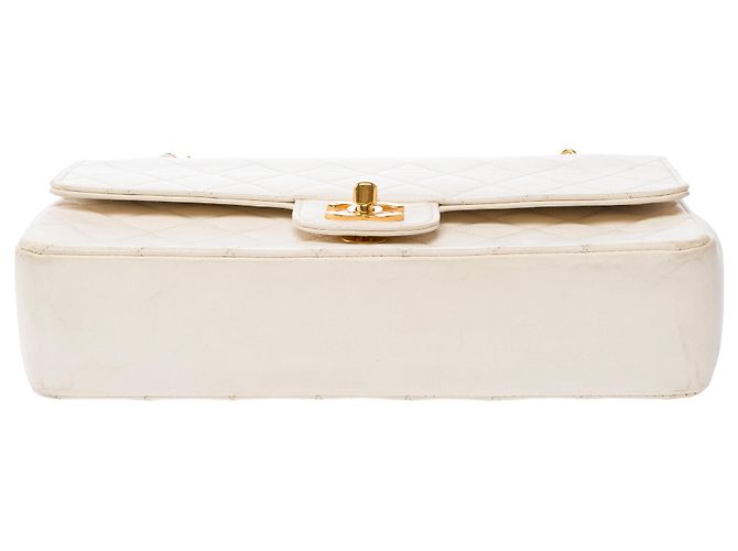 Borsa CHANEL Timeless/Classique in Pelle Bianca - 103860 Bianco - vista 11