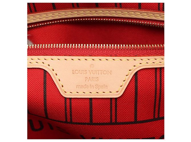 Louis Vuitton Borsa a spalla Shopper Neverfull MM Canvas Neo Monogram Marrone - vista 11