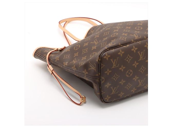 Louis Vuitton Borsa a spalla Shopper Neverfull MM Canvas Neo Monogram Marrone - vista 4